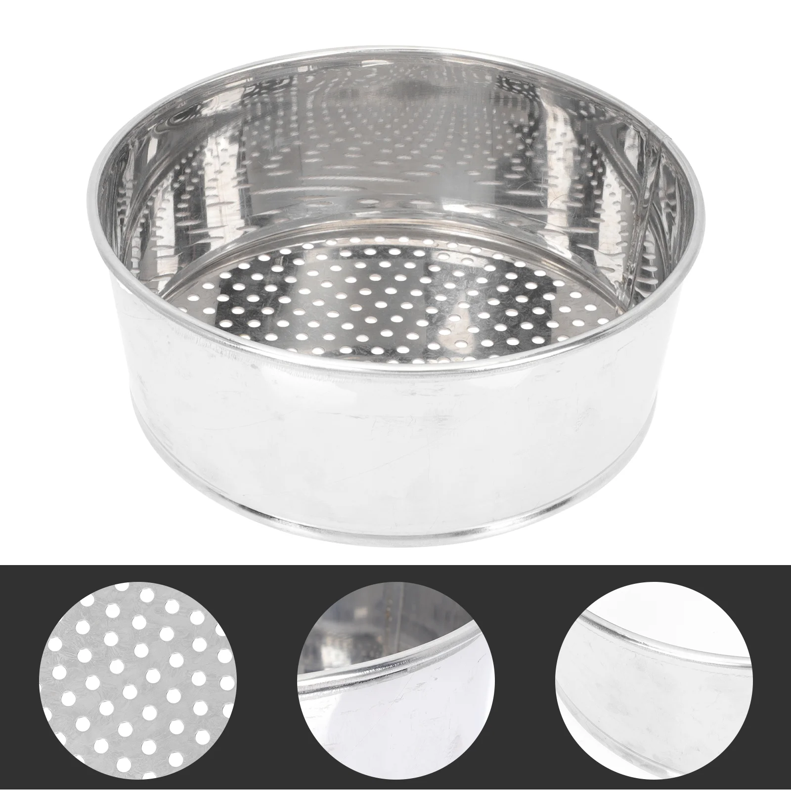 Sieve Pan Sifter Measuring Tool Beads Screen Gemstone Flour Baking Sifting Hole Round Garden Soil Mesh Pearl Steel Stainless
Sieve Pan Sifter Measuring Tool Beads Screen Gemstone Flour Baking Sifting Hole Round Garden Soil Mesh Pearl Steel Stainless