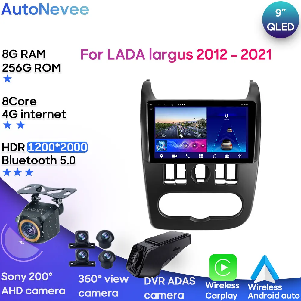 Android Auto Car Multimedia For LADA Largus 2012 - 2021 CPU Stereo Radio QLED Player GPS Navigation Carplay HDR BT No 2din DVD
Android Auto Car Multimedia For LADA Largus 2012 - 2021 CPU Stereo Radio QLED Player GPS Navigation Carplay HDR BT No 2din DVD