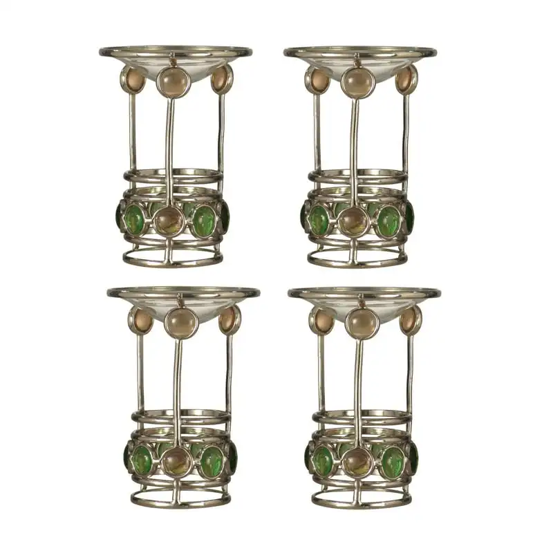 5" x 4" Contemporary Asymmetrical Glass Votive Candle Holders, Beige, 4-Pieces for Wedding Christmas
5" x 4" Contemporary Asymmetrical Glass Votive Candle Holders, Beige, 4-Pieces for Wedding Christmas