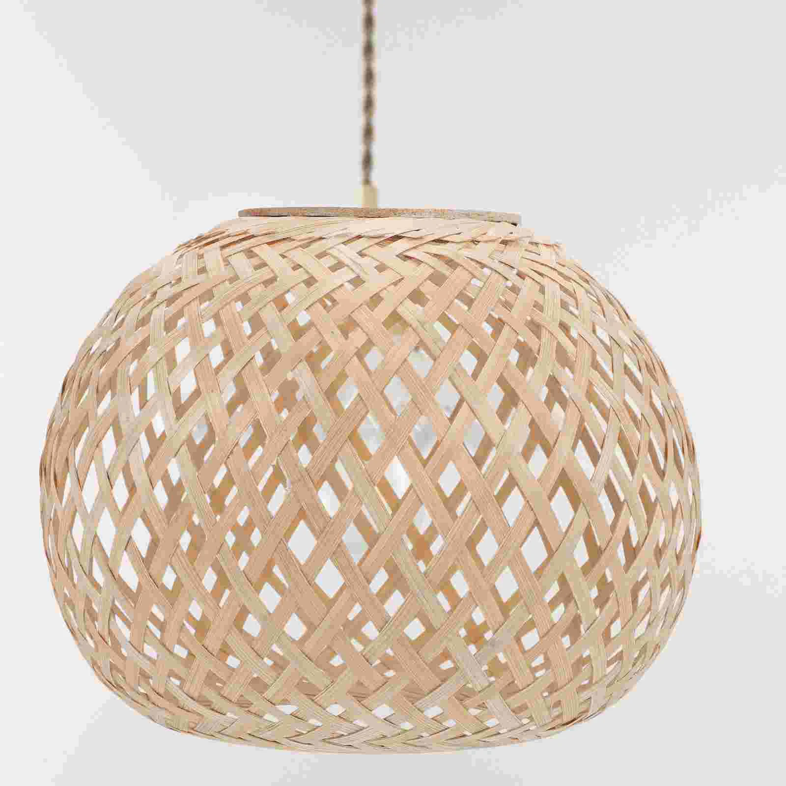 Decorative Lamp Shades Boho Decor Rattan Simple Woven Bamboo Lampshade Weaving
Decorative Lamp Shades Boho Decor Rattan Simple Woven Bamboo Lampshade Weaving
