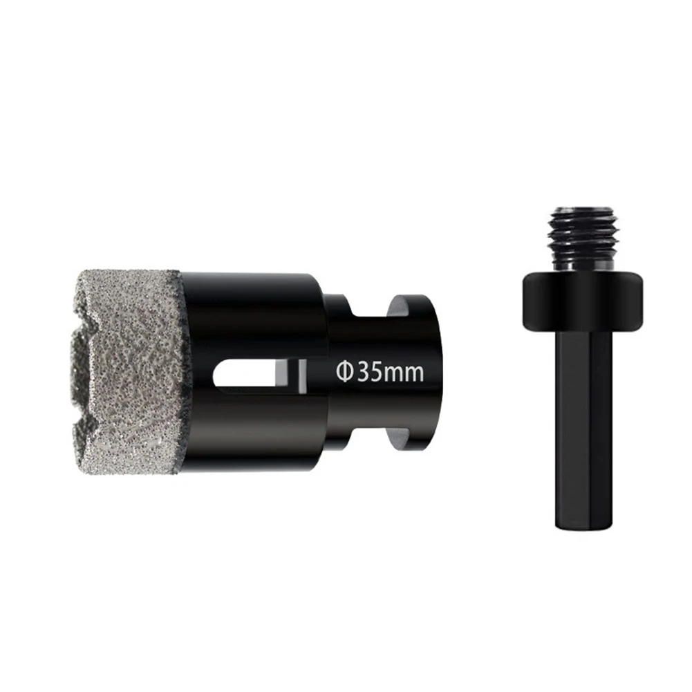 35mm M14 Thread Dry Vacuum Brazed Diamond Hole Saw For Porcelain Tiles Marble Glass Granite Hole Saw Cutter Accessories
35mm M14 Thread Dry Vacuum Brazed Diamond Hole Saw For Porcelain Tiles Marble Glass Granite Hole Saw Cutter Accessories