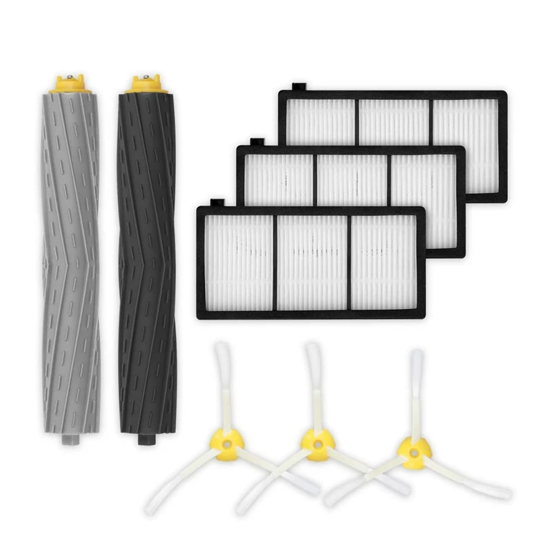 Replacement Parts Compatible With For Roomba - 800/900 Series 8-Piece Spare Part Accessories Kit 
Replacement Parts Compatible With For Roomba - 800/900 Series 8-Piece Spare Part Accessories Kit