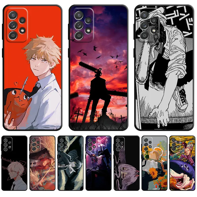 Comic Chainsaw Man Case for Samsung Galaxy A23 A52 A33 A72 A13 A32 A71 A31 A51 A21s A22 A53 A41 A14 A12 Funda Black Soft Cover
Comic Chainsaw Man Case for Samsung Galaxy A23 A52 A33 A72 A13 A32 A71 A31 A51 A21s A22 A53 A41 A14 A12 Funda Black Soft Cover