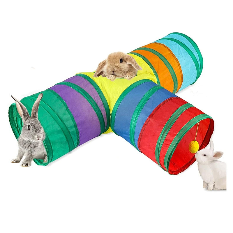 Bunny Tunnels & Tubes Collapsible 3 Way Bunny Hideout Small Animal Activity Tunnel Toys For Dwarf Rabbits Bunny Kitty
Bunny Tunnels & Tubes Collapsible 3 Way Bunny Hideout Small Animal Activity Tunnel Toys For Dwarf Rabbits Bunny Kitty