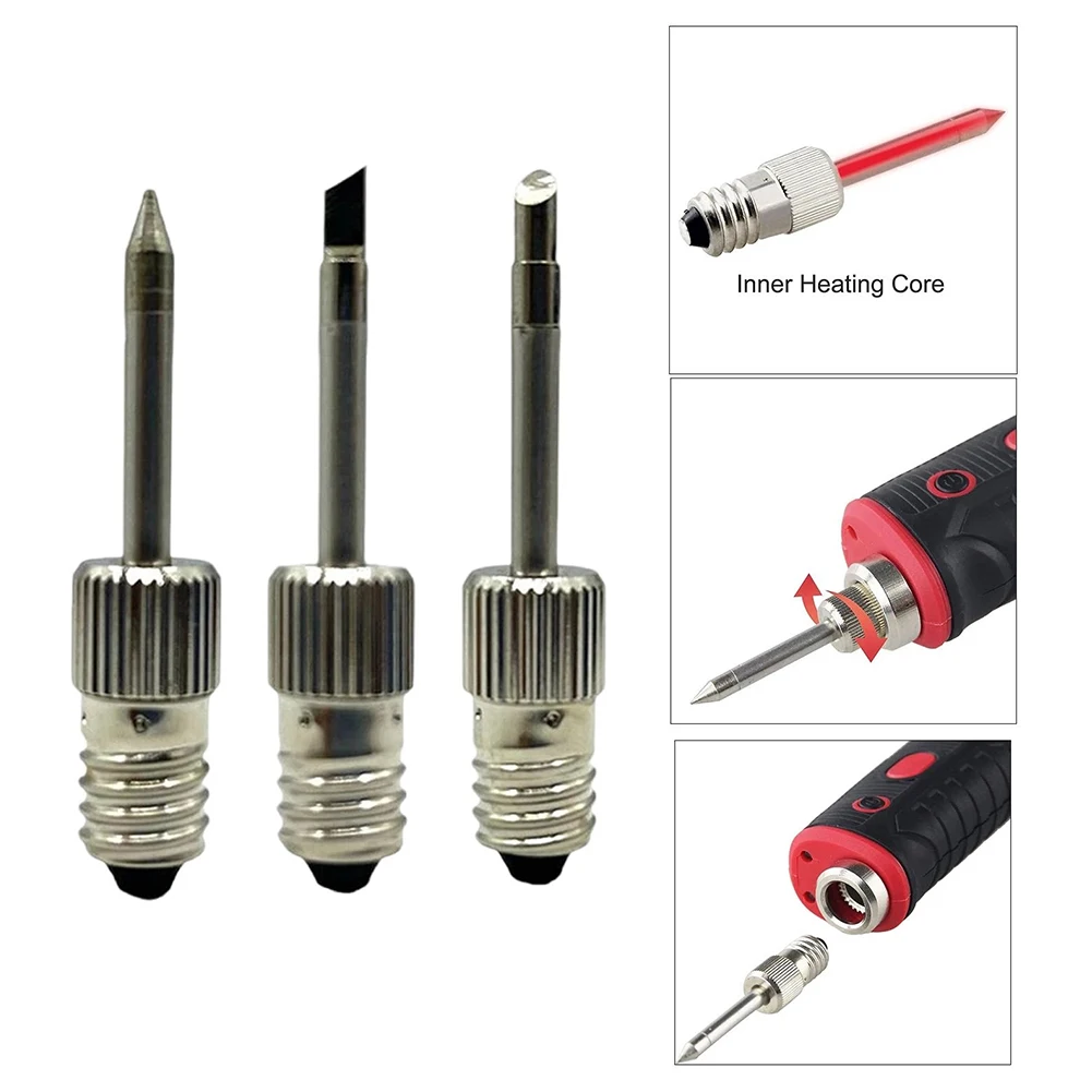 E10 Interface Soldering Iron Tips 50 Mm USB Soldering Tip Set B C K Type Welding Tips With Sponge Ideal For Outdoor Operation
E10 Interface Soldering Iron Tips 50 Mm USB Soldering Tip Set B C K Type Welding Tips With Sponge Ideal For Outdoor Operation