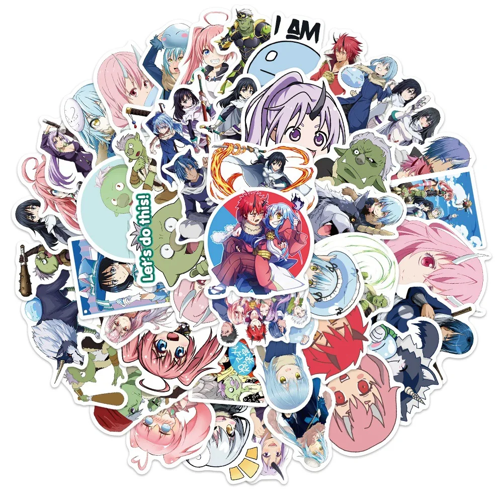 10/50Pcs Anime That Time I Got Reincarnated as a Slime Stickers Skateboard Laptop Phone Car Luggage Cool Waterproof Toy Sticker
10/50Pcs Anime That Time I Got Reincarnated as a Slime Stickers Skateboard Laptop Phone Car Luggage Cool Waterproof Toy Sticker