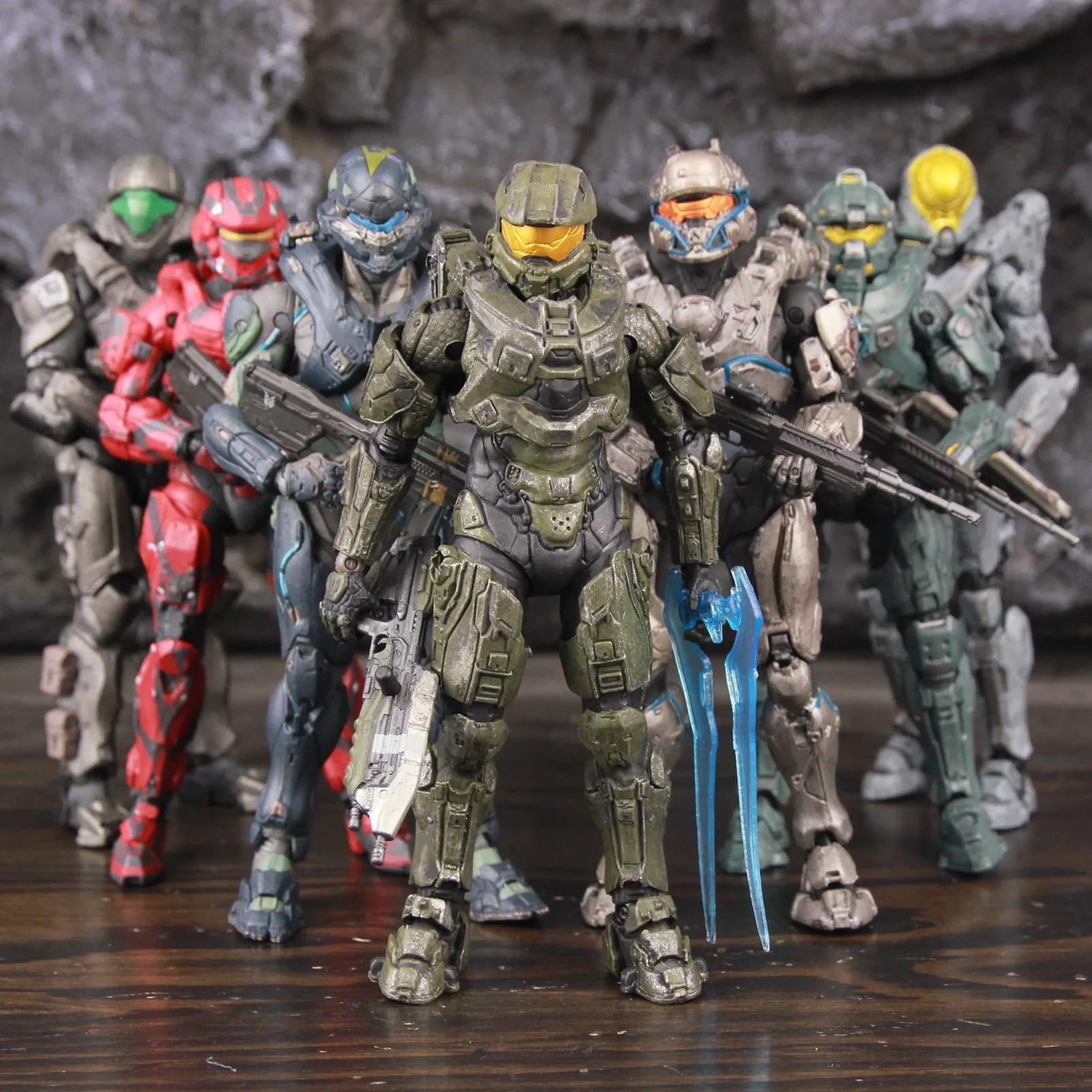 Mcfarlane Toys Halo Series 5" Action Figure Chief Spartan Soldier Locke Fred Buck Tanaka Kelly Elite Zealot Storm Grunt Doll
Mcfarlane Toys Halo Series 5" Action Figure Chief Spartan Soldier Locke Fred Buck Tanaka Kelly Elite Zealot Storm Grunt Doll