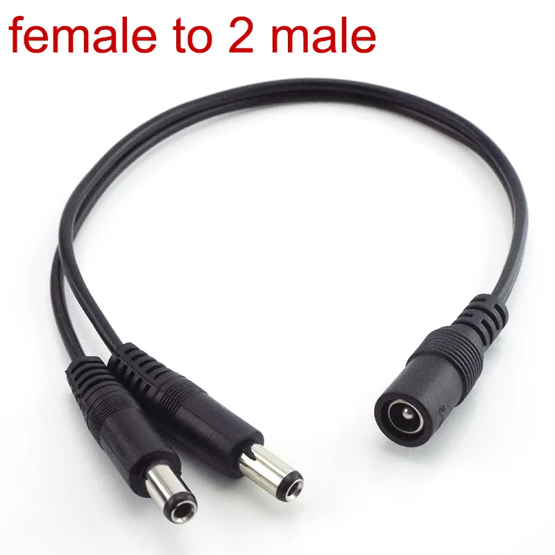 5.5mm*2.1mm 1 Female to 2 Male Connector Male to Female Plug DC Power Splitter Cable CCTV LED Strip Light Power Supply Adapter
5.5mm*2.1mm 1 Female to 2 Male Connector Male to Female Plug DC Power Splitter Cable CCTV LED Strip Light Power Supply Adapter