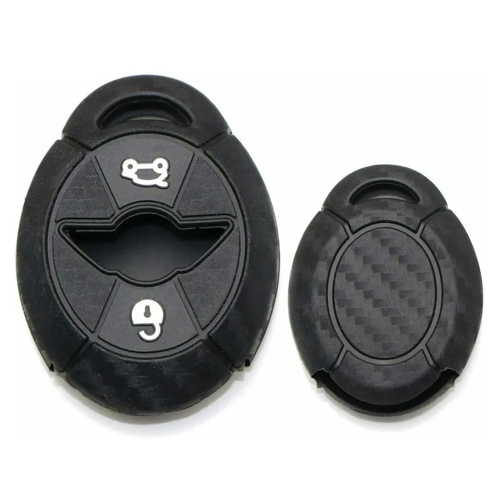 Replacement Car Key Cover Shell Silicone Soft Universal Carbon Fiber For Mini Cooper S R50 R53 Parts Remote Accessory
Replacement Car Key Cover Shell Silicone Soft Universal Carbon Fiber For Mini Cooper S R50 R53 Parts Remote Accessory