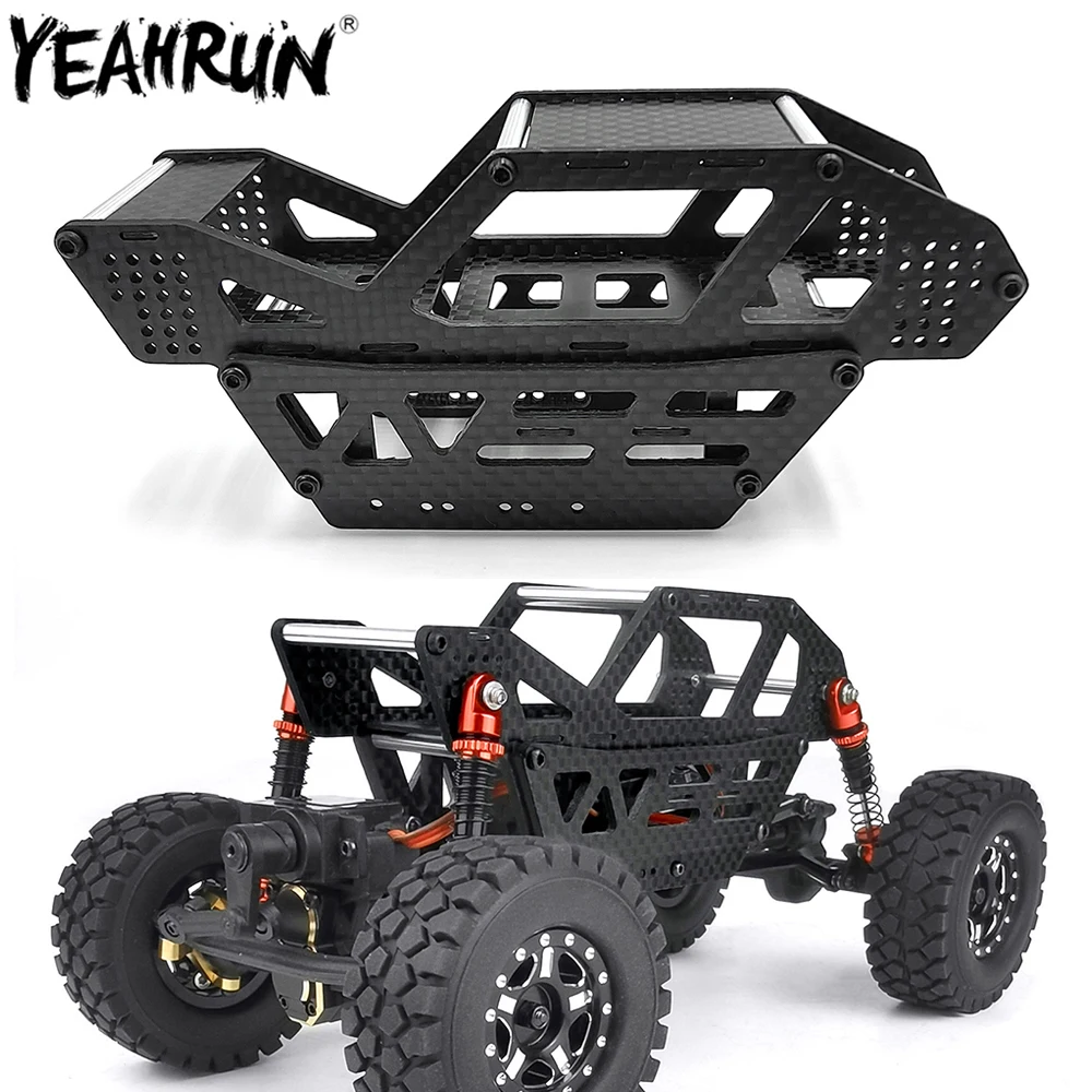 Черная карбоновая рамка YEAHRUN, Корпус Корпуса, рулонная клетка для 1/24 Axial SCX24 90081 AXI00001 002 004 005 006 радиоуправляемого гусеничного автомобиля
Черная карбоновая рамка YEAHRUN, Корпус Корпуса, рулонная клетка для 1/24 Axial SCX24 90081 AXI00001 002 004 005 006 радиоуправляемого гусеничного автомобиля