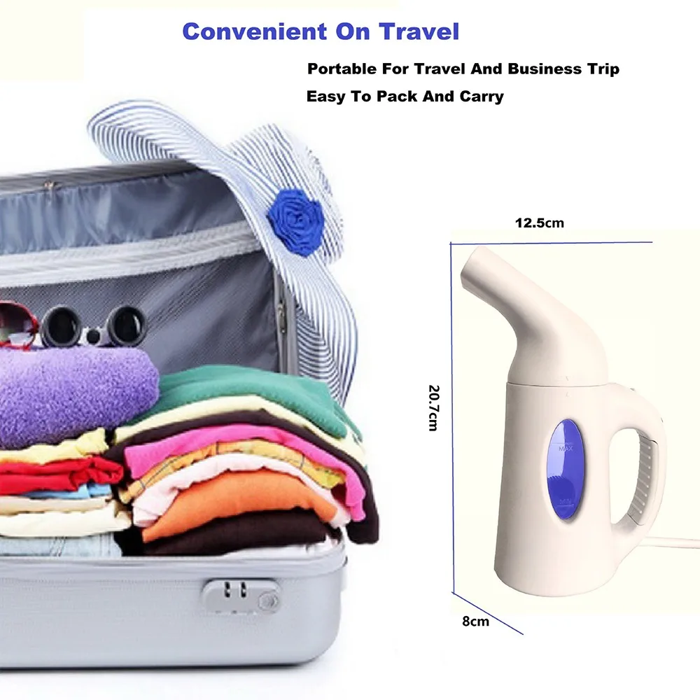 Steamer for Clothes,850W High-power Hand Held Steamer ,Household Portable Steam Iron Garment Steamer,Prevent Dry Burning
Steamer for Clothes,850W High-power Hand Held Steamer ,Household Portable Steam Iron Garment Steamer,Prevent Dry Burning