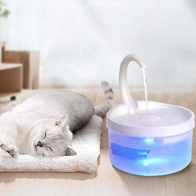 Светодиодный Автоматический водяной фонтан, USB-раздатчик воды для кошек и собак, аксессуары для кошек
Светодиодный Автоматический водяной фонтан, USB-раздатчик воды для кошек и собак, аксессуары для кошек