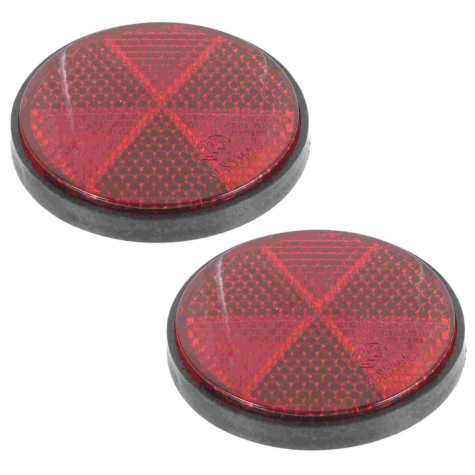 2 Pcs Plastic Round Reflective Warning Reflector Fits for Car Motorcycle Motor Bikes Bicycles ATV Dirt Bike (Red) 
2 Pcs Plastic Round Reflective Warning Reflector Fits for Car Motorcycle Motor Bikes Bicycles ATV Dirt Bike (Red)