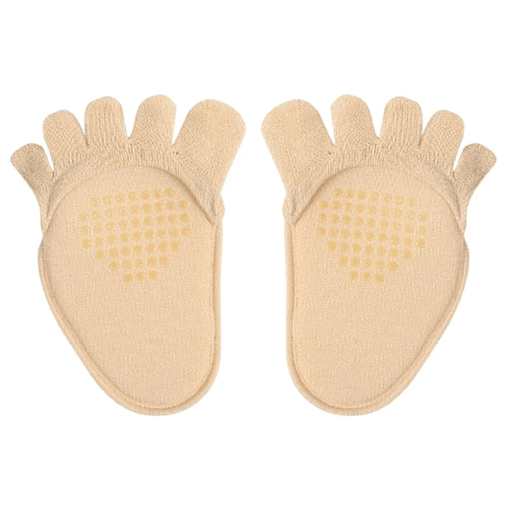 

Toe Socks Anti-wear Half Summer Invisible Breathable Forefoot Palm Non-skid Sweat-absorbing