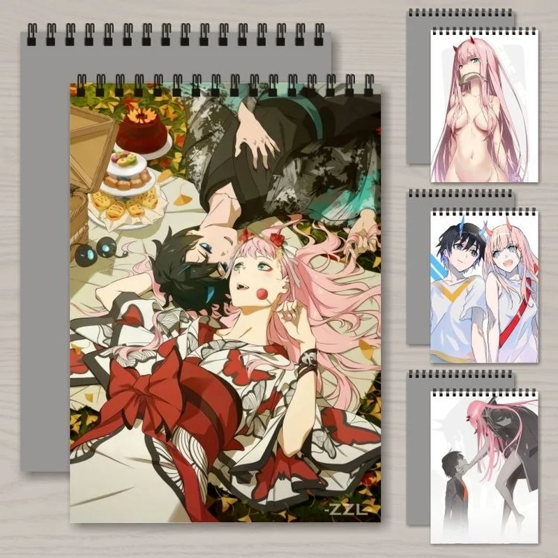 DARLING In The FRANXX Sketchbook Art A4 Hand Painted Notebook Anime Peripherals Stationery Blank Drawing Book Notebooks Student
DARLING In The FRANXX Sketchbook Art A4 Hand Painted Notebook Anime Peripherals Stationery Blank Drawing Book Notebooks Student