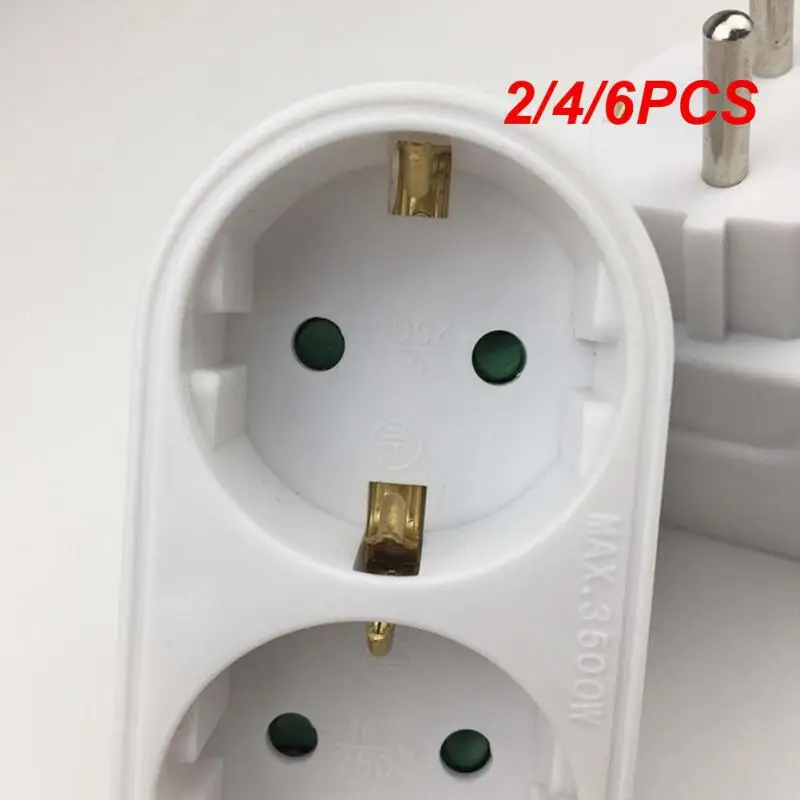 2/4/6PCS / German Plug Converter 16A 250V European Conversion Plug 1 To 2 Way Socket Home Travel Adapter 3500W Wall Electric
2/4/6PCS / German Plug Converter 16A 250V European Conversion Plug 1 To 2 Way Socket Home Travel Adapter 3500W Wall Electric