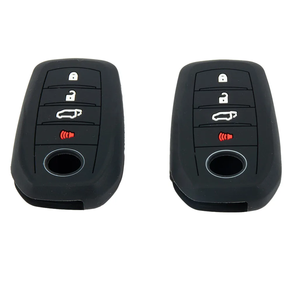 2pcs Silicone Key Cover Fob Cover Case For Toyota Tundra LandCruiser For Venza RAV4 Without Key Car Accessories
2pcs Silicone Key Cover Fob Cover Case For Toyota Tundra LandCruiser For Venza RAV4 Without Key Car Accessories