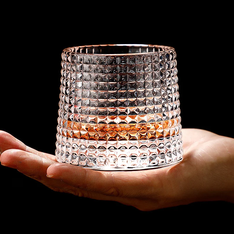 Thickened Rotary Tumbler Whisky Cup Ins Style Nordic Glass Spirit Creative Personality Foreign Wine Cup
Thickened Rotary Tumbler Whisky Cup Ins Style Nordic Glass Spirit Creative Personality Foreign Wine Cup