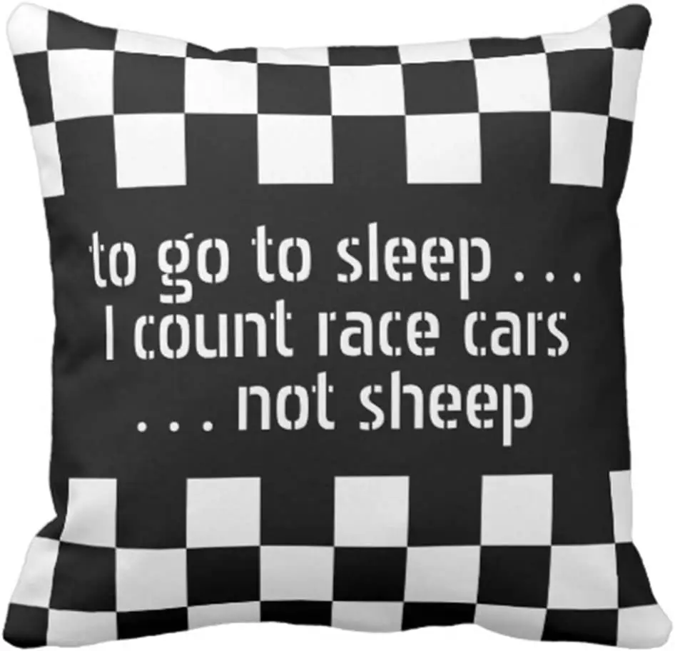 Car Cool Black White Formula Checkered Pattern Motorsport Decorative Pillow Case Home Decor Square 18x18 inch Pillowcase
Car Cool Black White Formula Checkered Pattern Motorsport Decorative Pillow Case Home Decor Square 18x18 inch Pillowcase