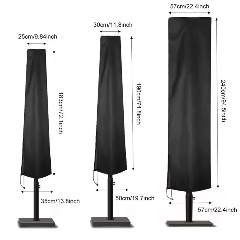 6 Size Waterproof Oxford Cloth Outdoor Sunshade Umbrella Cover Garden Weatherproof Patio Cantilever Parasol Rain Cover
6 Size Waterproof Oxford Cloth Outdoor Sunshade Umbrella Cover Garden Weatherproof Patio Cantilever Parasol Rain Cover