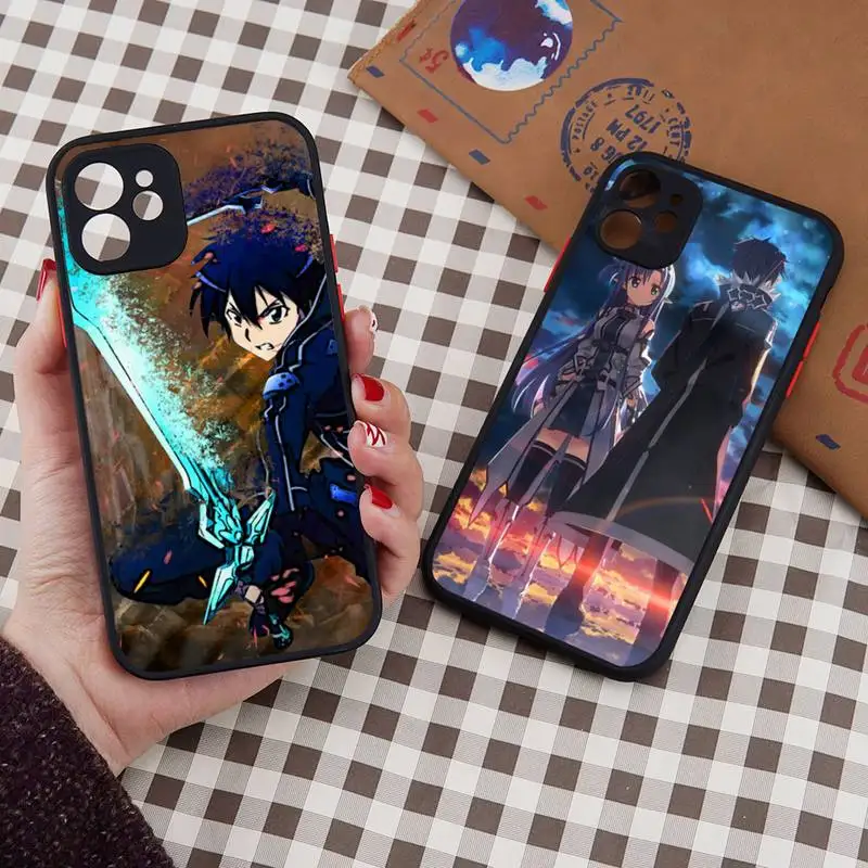 Sword Art Online Asuna Kirito Anime Phone Case matte transparent For iphone 7 8 11 12 13 plus mini x xs xr pro max cover
Sword Art Online Asuna Kirito Anime Phone Case matte transparent For iphone 7 8 11 12 13 plus mini x xs xr pro max cover