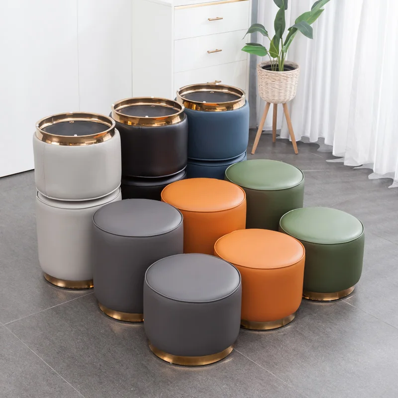 Luxury Small Leather Stool Modern Design Portable Makeup Chair Waiting Floor Low Kitchen Meubles De Salon Living Room Furniture
Luxury Small Leather Stool Modern Design Portable Makeup Chair Waiting Floor Low Kitchen Meubles De Salon Living Room Furniture