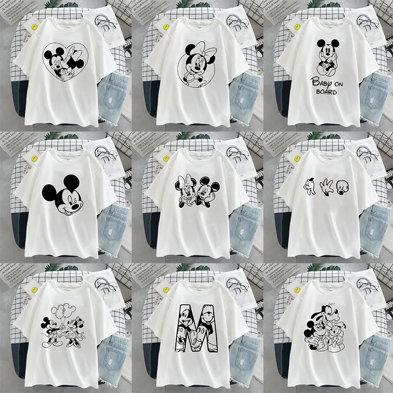Disney Summer Women's T-shirt Regular Cotton Cute Clothes Mickey Mouse Round Neck Short Sleeve Printing Y2K Loose Tee Tops Print
Disney Summer Women's T-shirt Regular Cotton Cute Clothes Mickey Mouse Round Neck Short Sleeve Printing Y2K Loose Tee Tops Print