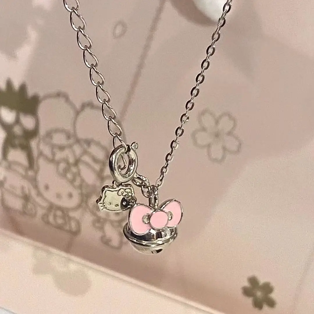 Ожерелье с колокольчиком Hello Kitty из серебра 925 пробы, новые аксессуары Sanrio, подарки для девочек с героями мультфильмов, ожерелье Kawaii Y2K, подаро...
Ожерелье с колокольчиком Hello Kitty из серебра 925 пробы, новые аксессуары Sanrio, подарки для девочек с героями мультфильмов, ожерелье Kawaii Y2K, подаро...