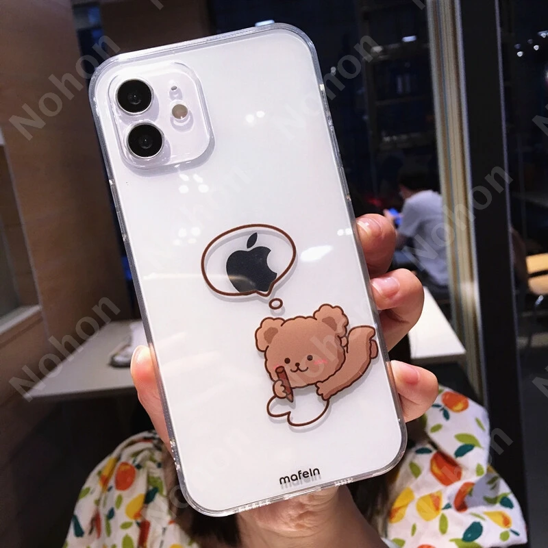 Cute Cartoon Animal Phone Case For iPhone 13 Pro Max 12 Mini 11 X XS XR 7 8 Plus Funny Couple Transparent Soft casing design
Cute Cartoon Animal Phone Case For iPhone 13 Pro Max 12 Mini 11 X XS XR 7 8 Plus Funny Couple Transparent Soft casing design