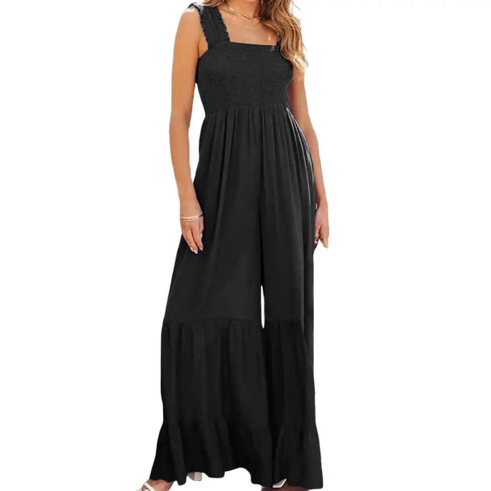 Summer Sexy Women Jumpsuit Sleeveless Backless Wide Legs Pants Solid Color High Waist Romper for Women 2023 Streetwear
Summer Sexy Women Jumpsuit Sleeveless Backless Wide Legs Pants Solid Color High Waist Romper for Women 2023 Streetwear