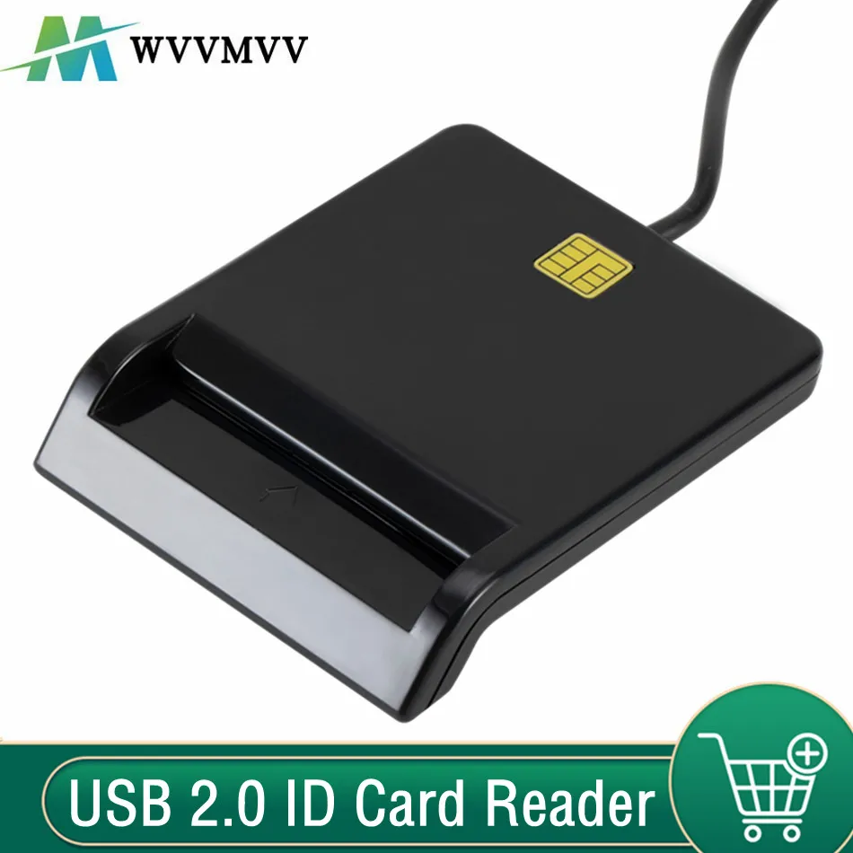 WvvMvv X01 USB Смарт-кардридер для банковских карт IC/ID считыватель карт EMV Высокое качество для Windows 7/8/10 Linux OS USB-CCID ISO7816
WvvMvv X01 USB Смарт-кардридер для банковских карт IC/ID считыватель карт EMV Высокое качество для Windows 7/8/10 Linux OS USB-CCID ISO7816