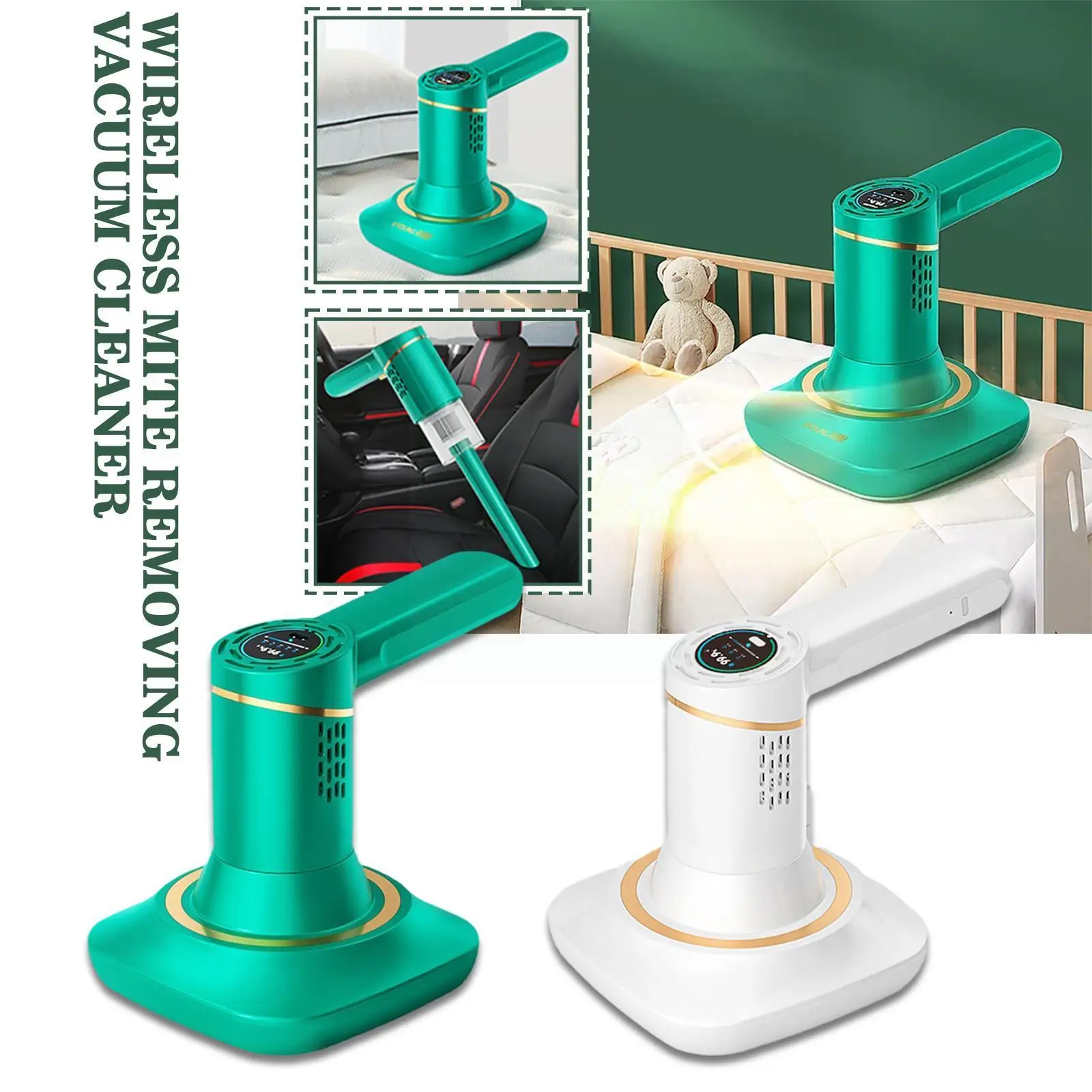 Rechargeable mite removal Vacuum Cleaner Wireless Handheld Vacuum Cleaner Mite Removal Instrument Powerful Suction for Sofa S2O1
Rechargeable mite removal Vacuum Cleaner Wireless Handheld Vacuum Cleaner Mite Removal Instrument Powerful Suction for Sofa S2O1