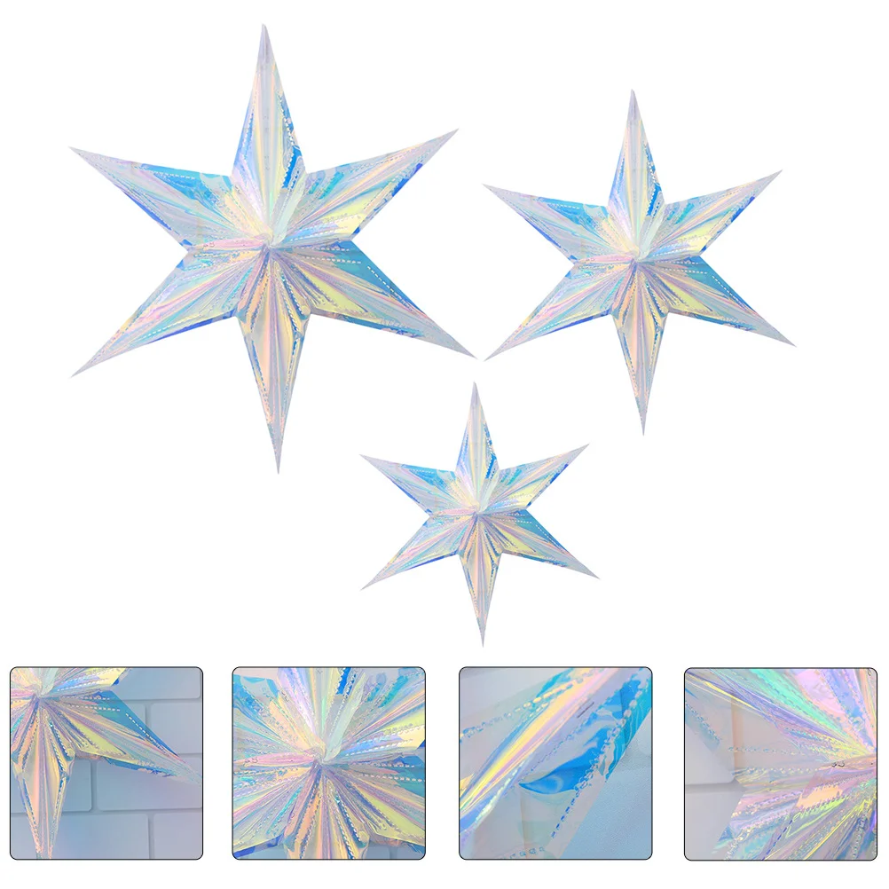 Star Hanging Iridescent Decorations Decoration 3Dhexagram Pendant Wedding Cleartheme Party Supplies Bridal Shower Decor Garland
Star Hanging Iridescent Decorations Decoration 3Dhexagram Pendant Wedding Cleartheme Party Supplies Bridal Shower Decor Garland
