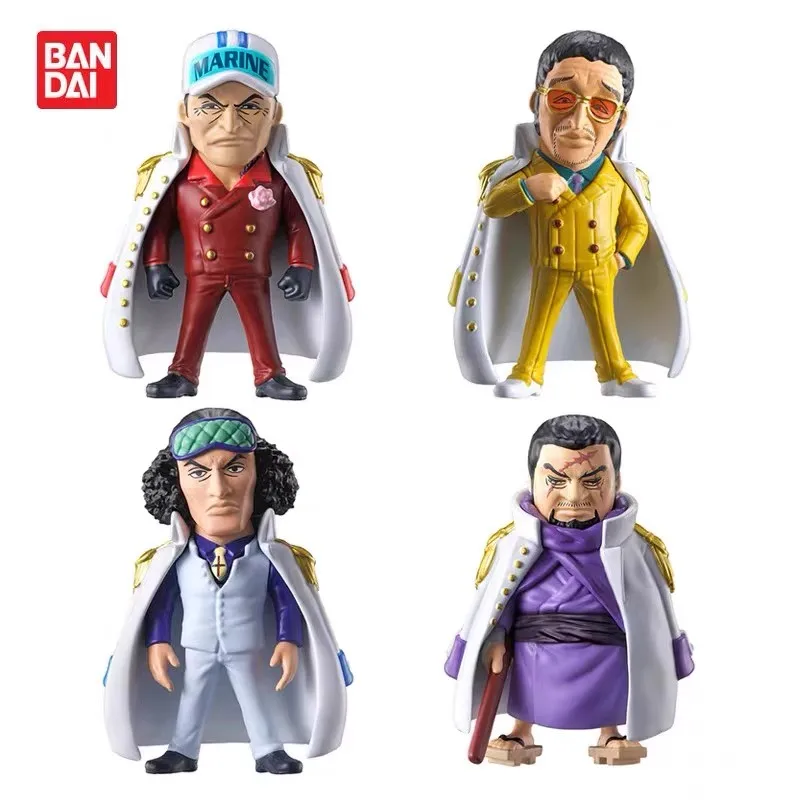 

Bandai Original 4Pcs Gashapon ONEPI No MI 13 Anime Aokiji Kizaru Action Figure Toys For Kids Gift Collectible Model Ornaments