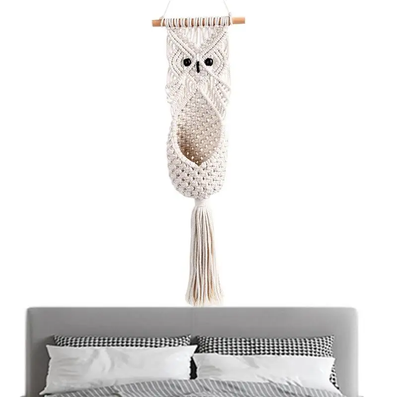 Cute Owl Macrame Wall Hanging Tapestry Wall Decor Bohemian Woven Home Decoration For Handmade Living Room Apartment Dorm
Cute Owl Macrame Wall Hanging Tapestry Wall Decor Bohemian Woven Home Decoration For Handmade Living Room Apartment Dorm