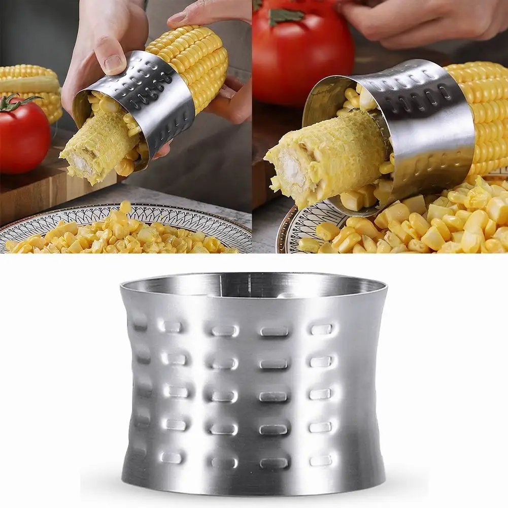 Corn Stripper Peeler Cob Cutter Thresher Corn Stripper Vegetable Tool Cooking Tool Stainless Steel Cob Remover Kitchen Gadgets
Corn Stripper Peeler Cob Cutter Thresher Corn Stripper Vegetable Tool Cooking Tool Stainless Steel Cob Remover Kitchen Gadgets