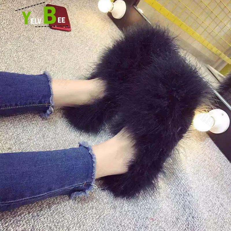 Feather Women Shoes Sexy Fur Flats Loafers Round Toe Home Cotton Slippers Designer Autumn Winter Casual Plush Mujer Zapatillas
Feather Women Shoes Sexy Fur Flats Loafers Round Toe Home Cotton Slippers Designer Autumn Winter Casual Plush Mujer Zapatillas
