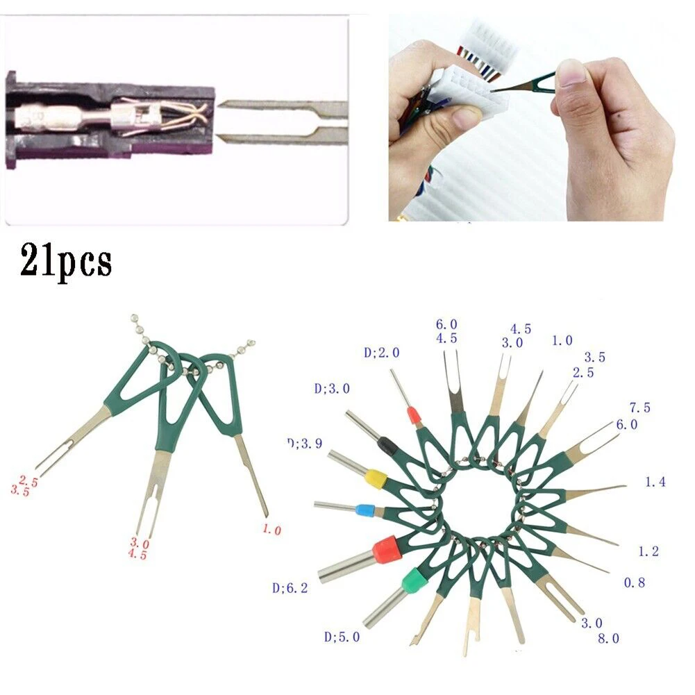 Practical Quality Durable Useful Car Wiring Terminal Terminal Repair Tool Parts Puller Repair Replacement Universal Accessories
Practical Quality Durable Useful Car Wiring Terminal Terminal Repair Tool Parts Puller Repair Replacement Universal Accessories