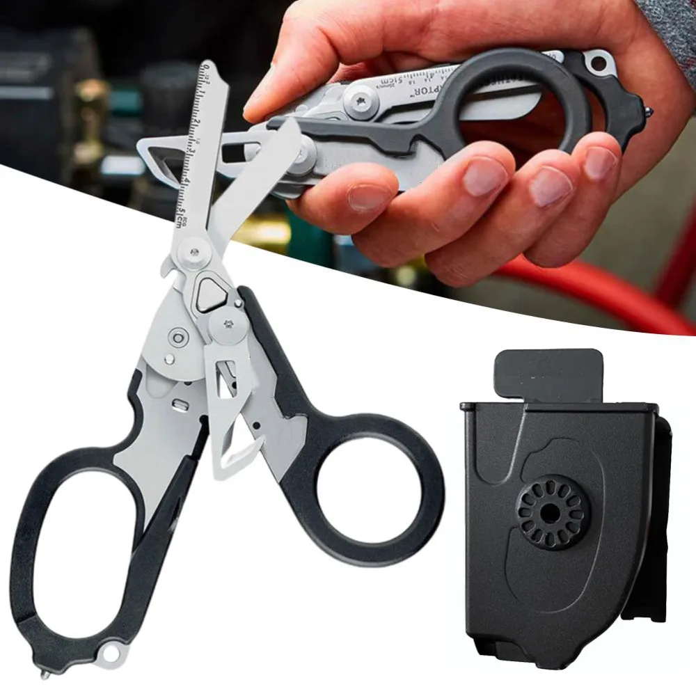 2022 New Multifunction Rapto Scissors Raptors First Aid Expert Tactical Folding Scissors Outdoor Survival Tool Combination Tools 
2022 New Multifunction Rapto Scissors Raptors First Aid Expert Tactical Folding Scissors Outdoor Survival Tool Combination Tools
