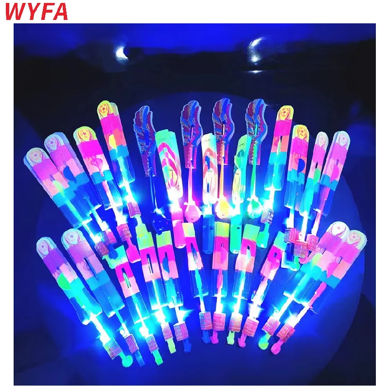 NEW LED 100Pcs/lot or 50pcs y-shape random color Light Toy Arrow Flying Toys LED Lighting Flash Toys Party Fun Gift Catapult
NEW LED 100Pcs/lot or 50pcs y-shape random color Light Toy Arrow Flying Toys LED Lighting Flash Toys Party Fun Gift Catapult