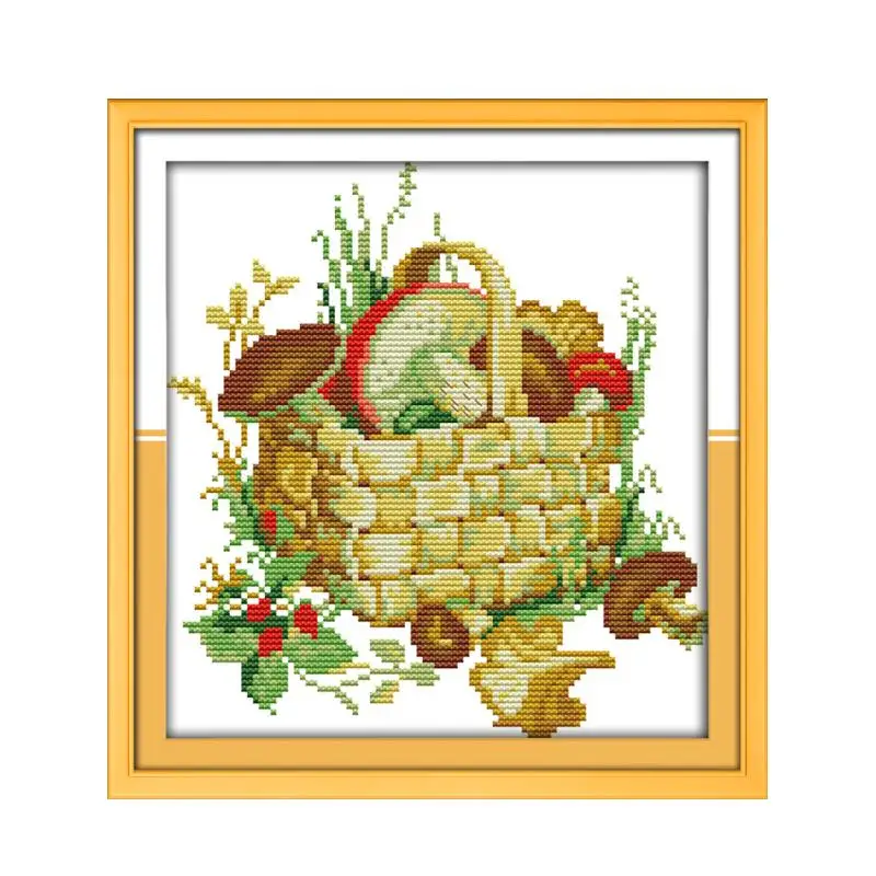 The mushroom basket cross stitch kit cartoon 14ct 11ct count print canvas stitches embroidery DIY handmade needlework plus
The mushroom basket cross stitch kit cartoon 14ct 11ct count print canvas stitches embroidery DIY handmade needlework plus