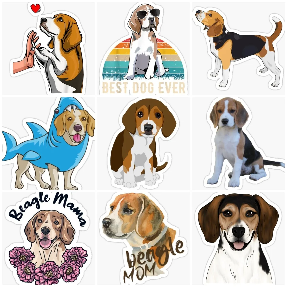 Beagle Dog Pets Catoon Creative Sticker Bicycle Helmet Motorcycle Accessories Laptop Wall Car Door Room Decal Waterproof Decal
Beagle Dog Pets Catoon Creative Sticker Bicycle Helmet Motorcycle Accessories Laptop Wall Car Door Room Decal Waterproof Decal