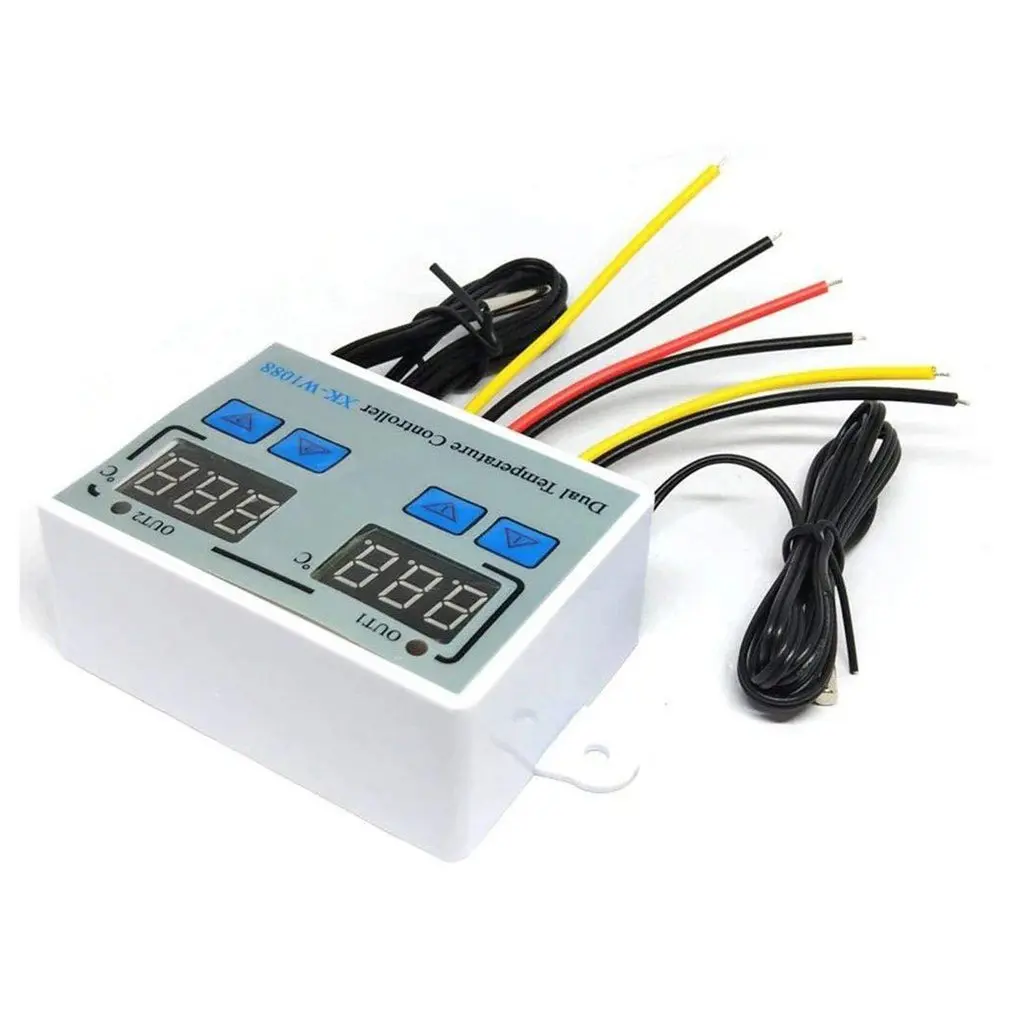 W1088 Computer Digital Display Intelligent Dual Control Temperature Controller Adjustable Temperature Controller Switch
W1088 Computer Digital Display Intelligent Dual Control Temperature Controller Adjustable Temperature Controller Switch