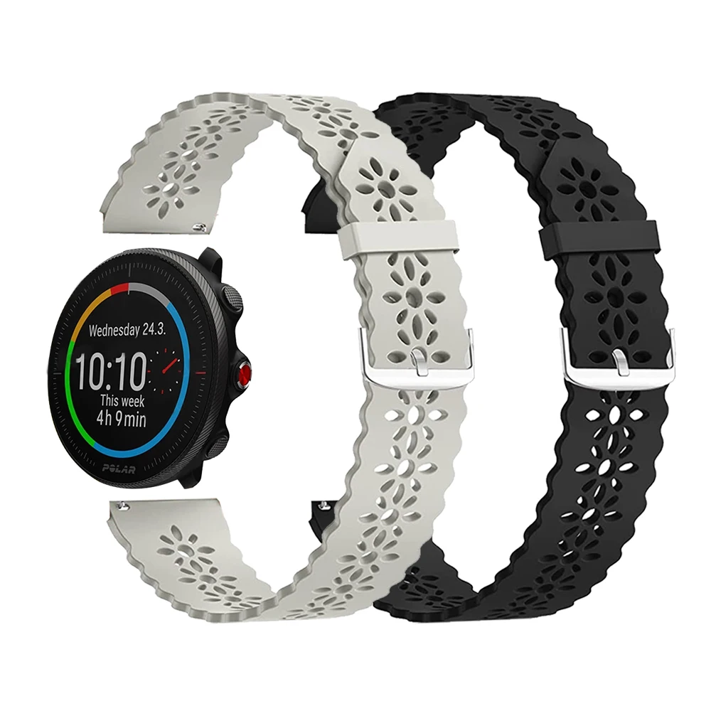 Ремешок силиконовый Женский Для POLAR Vantage M/M2, кружевной тонкий браслет с отверстиями для POLAR IGNITE 2, зернистость X, 20 22 мм
Ремешок силиконовый Женский Для POLAR Vantage M/M2, кружевной тонкий браслет с отверстиями для POLAR IGNITE 2, зернистость X, 20 22 мм