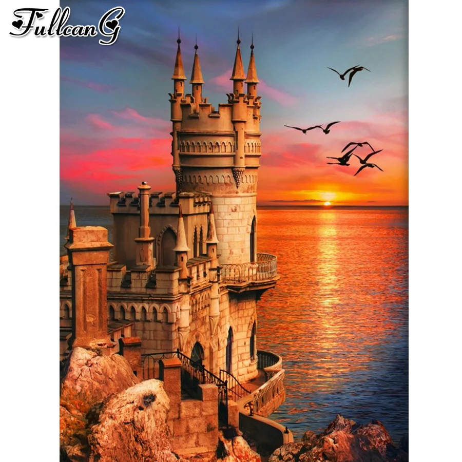 seaside castle 5d diy diamond painting cross stitch kits scenery full rhinestone embroidery sunset seagull mosaic art JX3277
seaside castle 5d diy diamond painting cross stitch kits scenery full rhinestone embroidery sunset seagull mosaic art JX3277