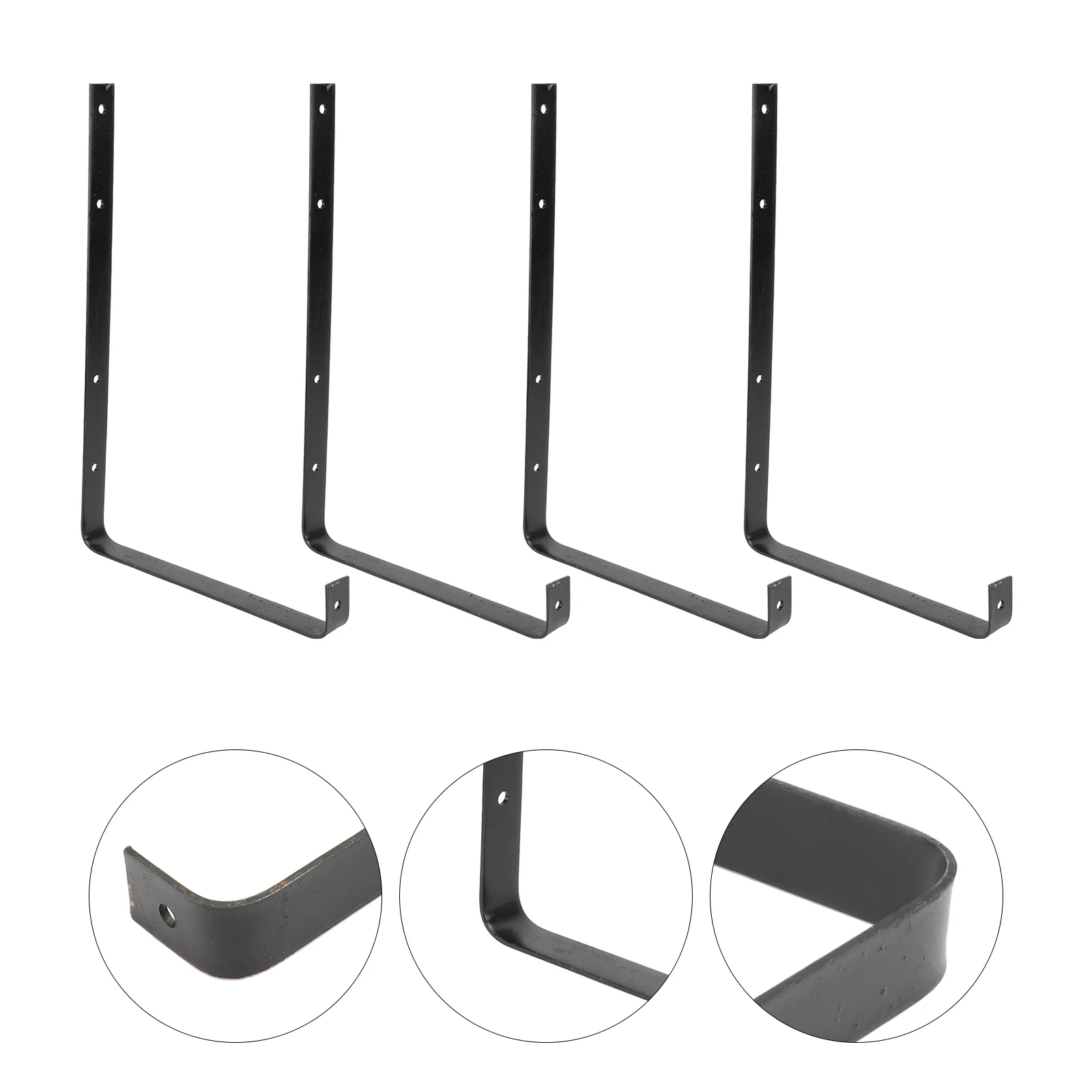 2 Pairs of Flower Box Holders Planter Holders Flower Box Brackets Garden Accessories for Balcony Home
2 Pairs of Flower Box Holders Planter Holders Flower Box Brackets Garden Accessories for Balcony Home