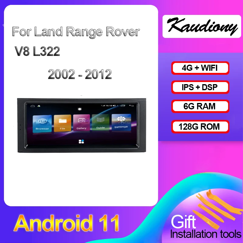Kaudiony 10.25" Android 11 For Land Range Rover V8 L322 Auto Radio GPS Navigation Car DVD Multimedia Player Stereo 4G 2002-2012
Kaudiony 10.25" Android 11 For Land Range Rover V8 L322 Auto Radio GPS Navigation Car DVD Multimedia Player Stereo 4G 2002-2012
