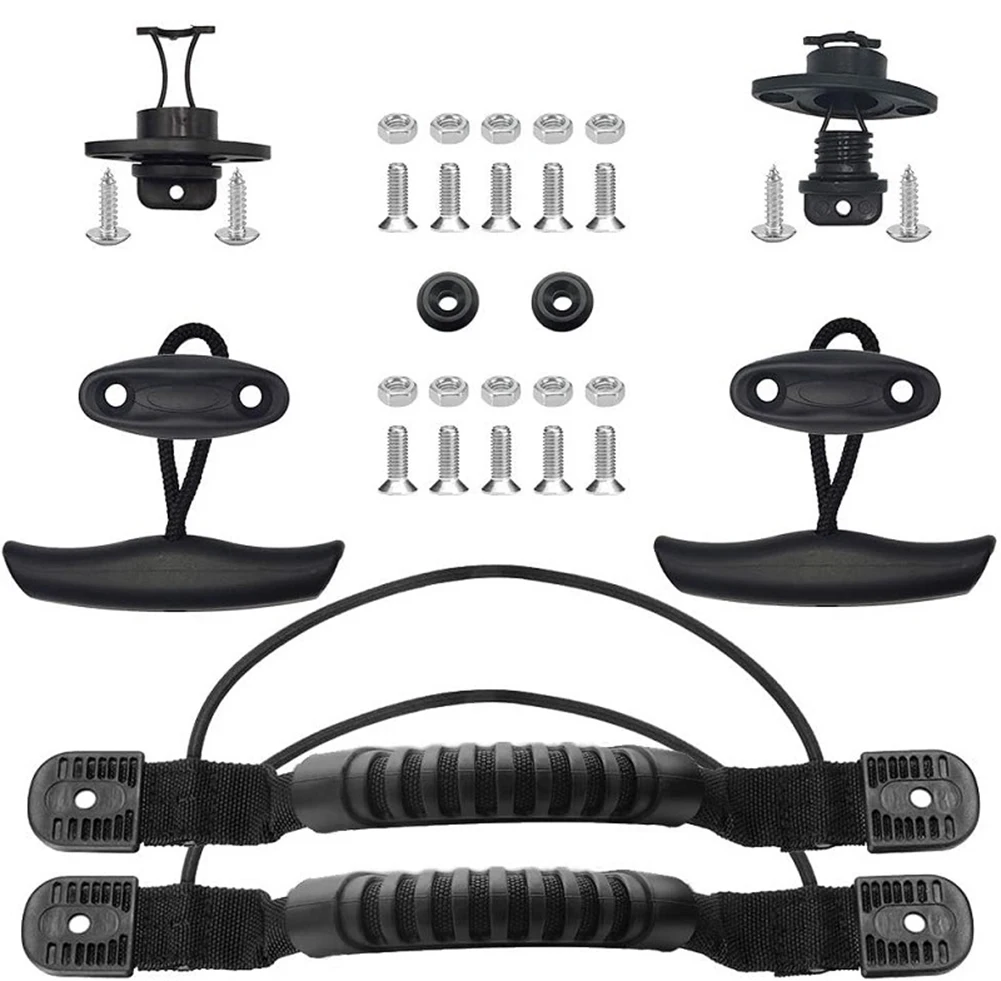 Nuts Boat Kayak Handle Set Fitting Drain Plug With T-Handle Pull Handle Drain Plug Screws DIY Canoes Styling Buckle Replacement
Nuts Boat Kayak Handle Set Fitting Drain Plug With T-Handle Pull Handle Drain Plug Screws DIY Canoes Styling Buckle Replacement