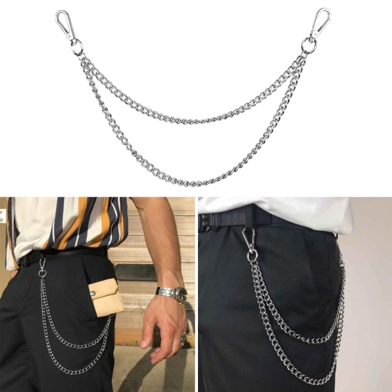 Metal Wallet Chain Pants Chain Pocket Chain with Lobster Clasp Keyring Used for Pants Belts Jeans Wallets and Keys Dropship
Metal Wallet Chain Pants Chain Pocket Chain with Lobster Clasp Keyring Used for Pants Belts Jeans Wallets and Keys Dropship