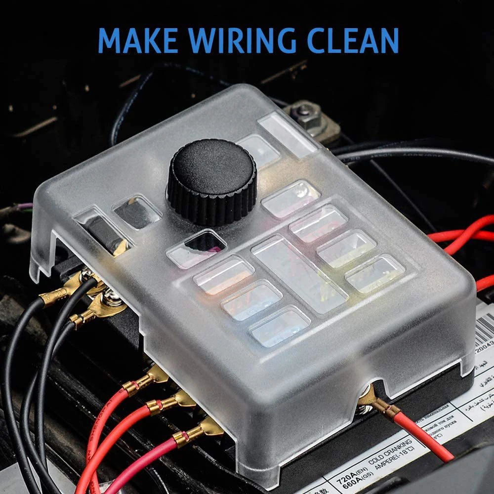 Держатель коробки предохранителей для автомобиля лодки с 6 способами держателя плавкого предохранителя и электронным индикатором 12 в 36 в панель распределения питания 
Держатель коробки предохранителей для автомобиля лодки с 6 способами держателя плавкого предохранителя и электронным индикатором 12 в 36 в панель распределения питания